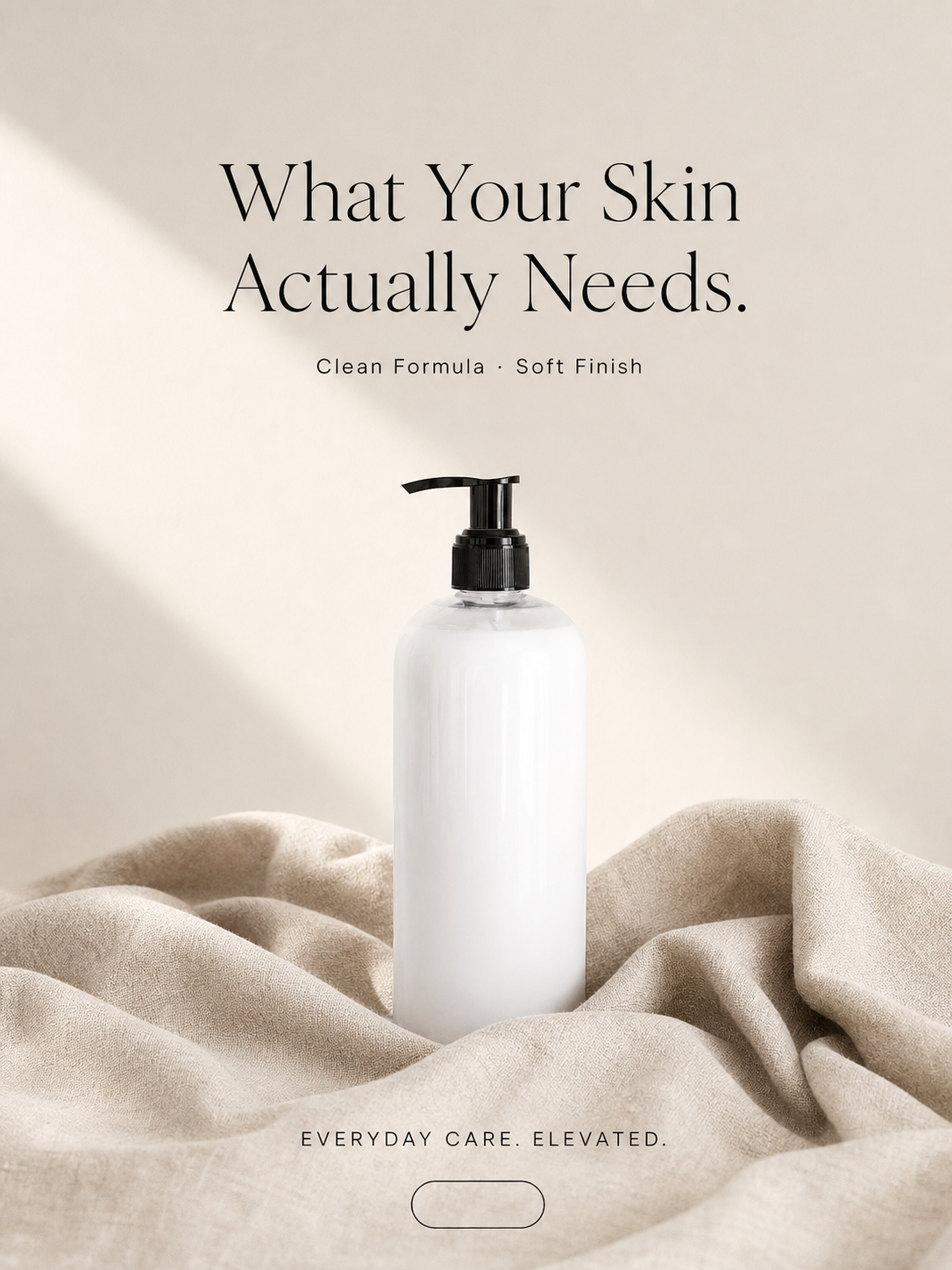 Hydration bottle campaign visual